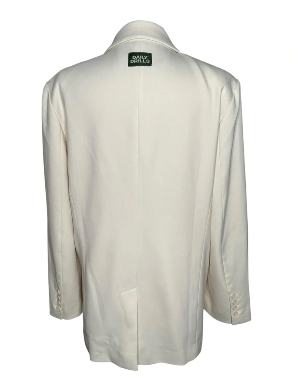 Daily Drills Oversized Cream Blazer M/L NWT